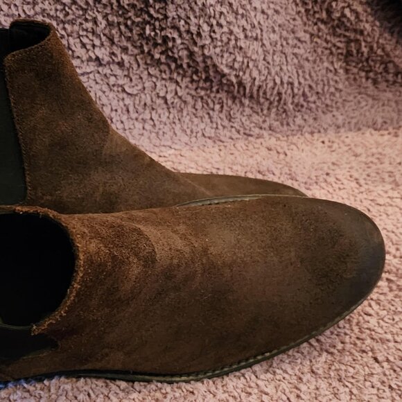 Wolverine BLVD Suede Chelsea Boots - Men's 11 D - Olive Color - Picture 7 of 7